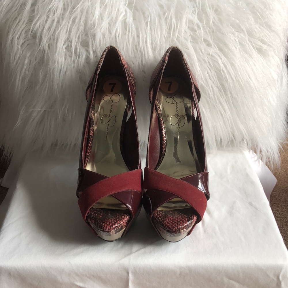 Jessica Simpson Peep Toe Pumps